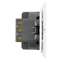 Переключатель 2-клавишный (механизм), STEKKER, 250В, 10А, серия Мия, RSW10-3107-01, белая магнолия 50434