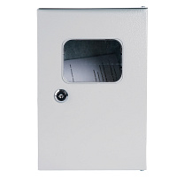 Шкаф учетно-распределительный навесной ЩУРн-1/6 STEKKER EBX60-3/1/6.1-54  IP54 (285*190*145) сталь, серия ArcaMetal 50706