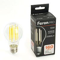 Лампа светодиодная Feron.PRO LB-1116 Шар E27 2580LM 16W 175-265V 4000K 51236 Лампа светодиодная Feron.PRO LB-1116 Шар E27 2580LM 16W 175-265V 4000K 51236