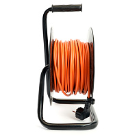 Удлинитель на катушке Stekker STD03-20-30 Standart 4-местный с/з ПВС 3*1,5, оранжевый, 16А, IP20,30м (50184) 50184