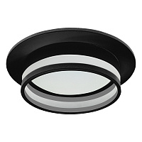 Светильник встраиваемый Feron DL502 LUNA  потолочный GX53 черный круг 51090 Светильник встраиваемый Feron DL502 LUNA  потолочный GX53 черный круг 51090
