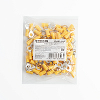 Наконечник кольцевой изолированный НКИ 6-6, LD403-606 (упаковка 100 шт) 39422 Наконечник кольцевой изолированный НКИ 6-6, LD403-606 (упаковка 100 шт) 39422