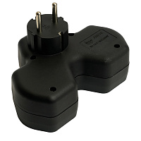 Разветвитель сетевой 3-местный с/з STEKKER ADP16-13-21, 250V,16A, ABS огнеустойчивый пластик, черный  50108 Разветвитель сетевой 3-местный с/з STEKKER ADP16-13-21, 250V,16A, ABS огнеустойчивый пластик, черный  50108