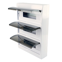 Бокс встраиваемый STEKKER EBX50-5/45-50 45 модулей, пластик, серия ArcaLight 50527