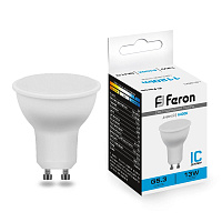 Лампа светодиодная Feron LB-960 MR16 GU10 13W 175-265V 6400K 38193 Лампа светодиодная Feron LB-960 MR16 GU10 13W 175-265V 6400K 38193