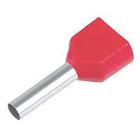 LD406-1008 Наконечник штыревой втулочный изолированный НШВИ(2) 1,0-8 (упаковка 100 шт) 50385 LD406-1008 Наконечник штыревой втулочный изолированный НШВИ(2) 1,0-8 (упаковка 100 шт) 50385