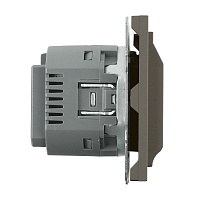 Выключатель карточный (механизм), STEKKER, 250В, 40А, серия Эмили, RSW40-5114-09, антрацит, soft touch 50701