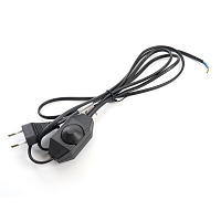 Сетевой шнур с диммером 230V 2м, черный, DM103-200W Сетевой шнур с диммером 230V 2м, черный, DM103-200W