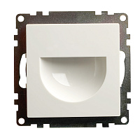 Подсветка встраиваемая LED (механизм), 250В, 1W, 4000К, серия Катрин, белый 50281 Подсветка встраиваемая LED (механизм), 250В, 1W, 4000К, серия Катрин, белый 50281