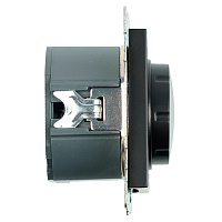 Выключатель диммирующий (механизм), STEKKER GLS10-7106-05, 250V, 500W, серия Катрин, черный 39615