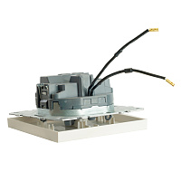 Выключатель 1-клавишный c индикатором (механизм), STEKKER, 250В, 10А, серия Эмили, RSW10-5101-01, белый фарфор, soft touch 49863 Выключатель 1-клавишный c индикатором (механизм), STEKKER, 250В, 10А, серия Эмили, RSW10-5101-01, белый фарфор, soft touch 49863