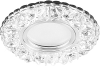 Светильник встраиваемый с белой LED подсветкой Feron CD905 потолочный MR16 G5.3 белый Светильник встраиваемый с белой LED подсветкой Feron CD905 потолочный MR16 G5.3 белый