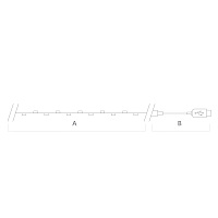 Гирлянда линейная Feron CL576 Роса, статичная, 10м USB мультиколор , прозрачный шнур Гирлянда линейная Feron CL576 Роса, статичная, 10м USB мультиколор , прозрачный шнур