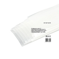 Термоусадочная трубка STEKKER HST-3517-100TR, длина 100 см., коэф. усадки 2:1, прозрачный 49014