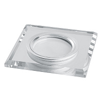 Светильник встраиваемый с белой LED подсветкой Feron CD8150 потолочный MR16 G5.3 белый Светильник встраиваемый с белой LED подсветкой Feron CD8150 потолочный MR16 G5.3 белый