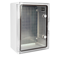 Корпус пластиковый ЩМПп STEKKER EBX60-6/06-65 IP65 c прозрачной дверью (400*300*165) пластик, серия ArcaWP65+ 50721