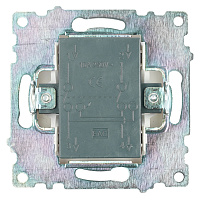 Переключатель перекрестный 1-клавишный (механизм), STEKKER GLS10-7110-01, 250V, 10А, серия Катрин, белый 49176