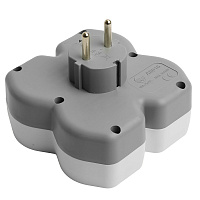 Разветвитель сетевой на 3 выхода с/з, STEKKER, 250В, 16А, USB A+Type C, 2,4А, PD, белый/серый ADP16-17-20  50110 Разветвитель сетевой на 3 выхода с/з, STEKKER, 250В, 16А, USB A+Type C, 2,4А, PD, белый/серый ADP16-17-20  50110