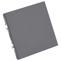 Заглушка (механизм), серия Эмили, платиново-серый, soft touch, RST00-5116-10 49961