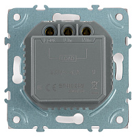 Выключатель карточный (механизм), STEKKER, 250В, 40А, серия Эмили, RSW40-5114-01, белый фарфор, soft touch 50698