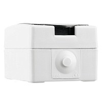 Розетка 1-местная с крышкой с/з STEKKER, PST16-11-54, пластик АВS, 250В, 16А, IP54, серый/графит 32755