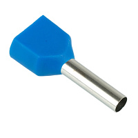 LD406-7508 Наконечник штыревой втулочный изолированный НШВИ(2) 0,75-8 (DIY упаковка 25 шт) 50406 LD406-7508 Наконечник штыревой втулочный изолированный НШВИ(2) 0,75-8 (DIY упаковка 25 шт) 50406