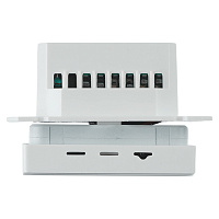 Терморегулятор Wi-Fi (механизм), STEKKER, 250В, 3500Вт, серия Катрин, GLS00-7119-01, белый 50374
