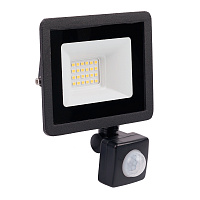 Светодиодный прожектор SAFFIT с выносным датчиком SFL80-30 IP65 30W 6400K черный 29523