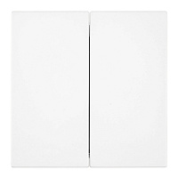 Переключатель 2-клавишный (механизм), STEKKER, 250В, 10А, серия Мия, RSW10-3107-01, белая магнолия 50434