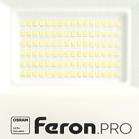 Светодиодный прожектор Feron.PRO LL-1000 IP65 50W 6400K черный  41540 Светодиодный прожектор Feron.PRO LL-1000 IP65 50W 6400K черный  41540