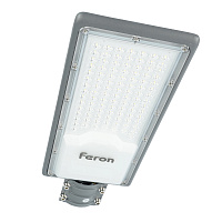 Светодиодный уличный консольный светильник Feron SP3034 80W 6400K 230V, серый 41580 Светодиодный уличный консольный светильник Feron SP3034 80W 6400K 230V, серый 41580